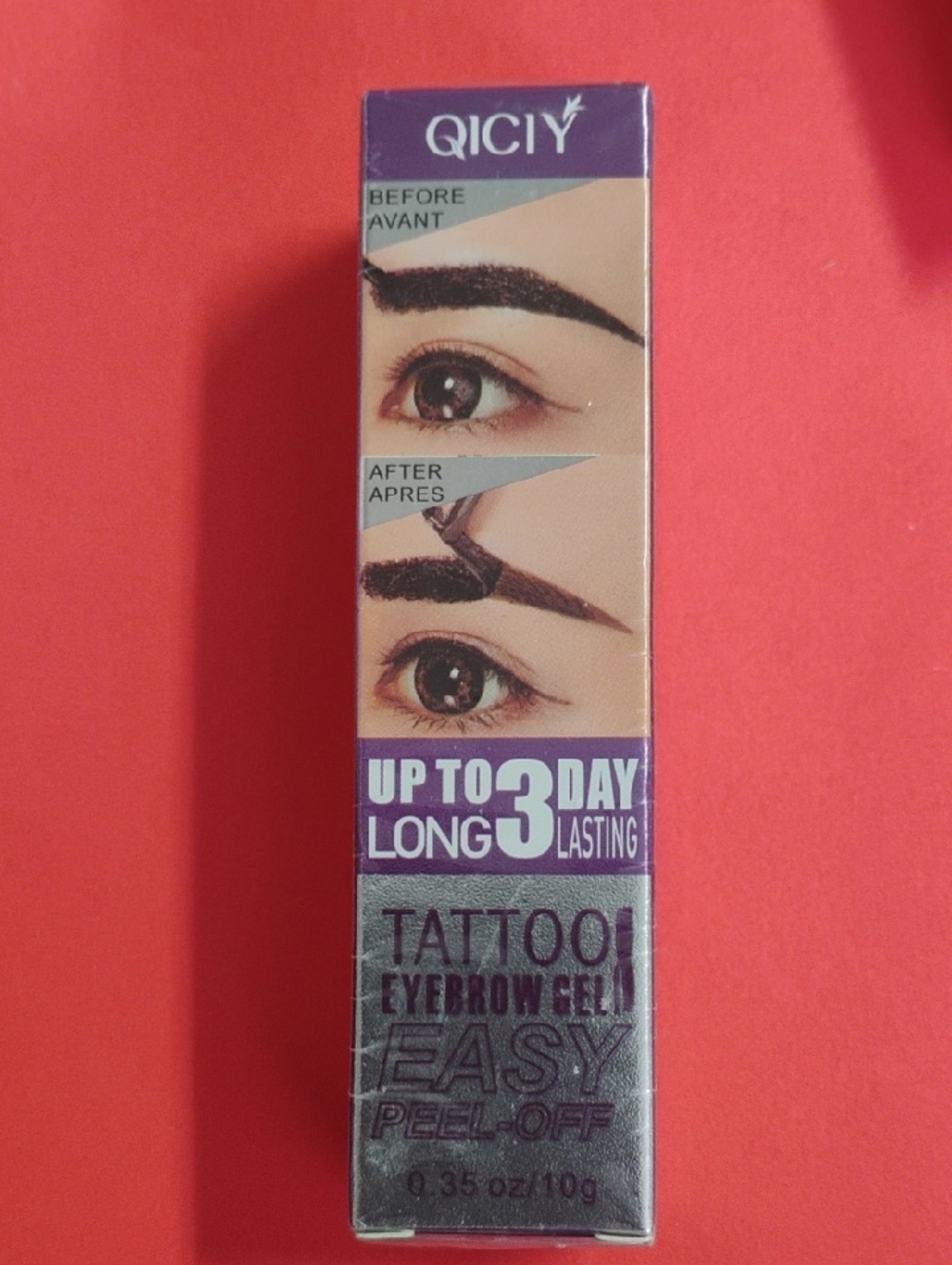 QICLY Tattoo Eyebrow Gel - Dark Brown